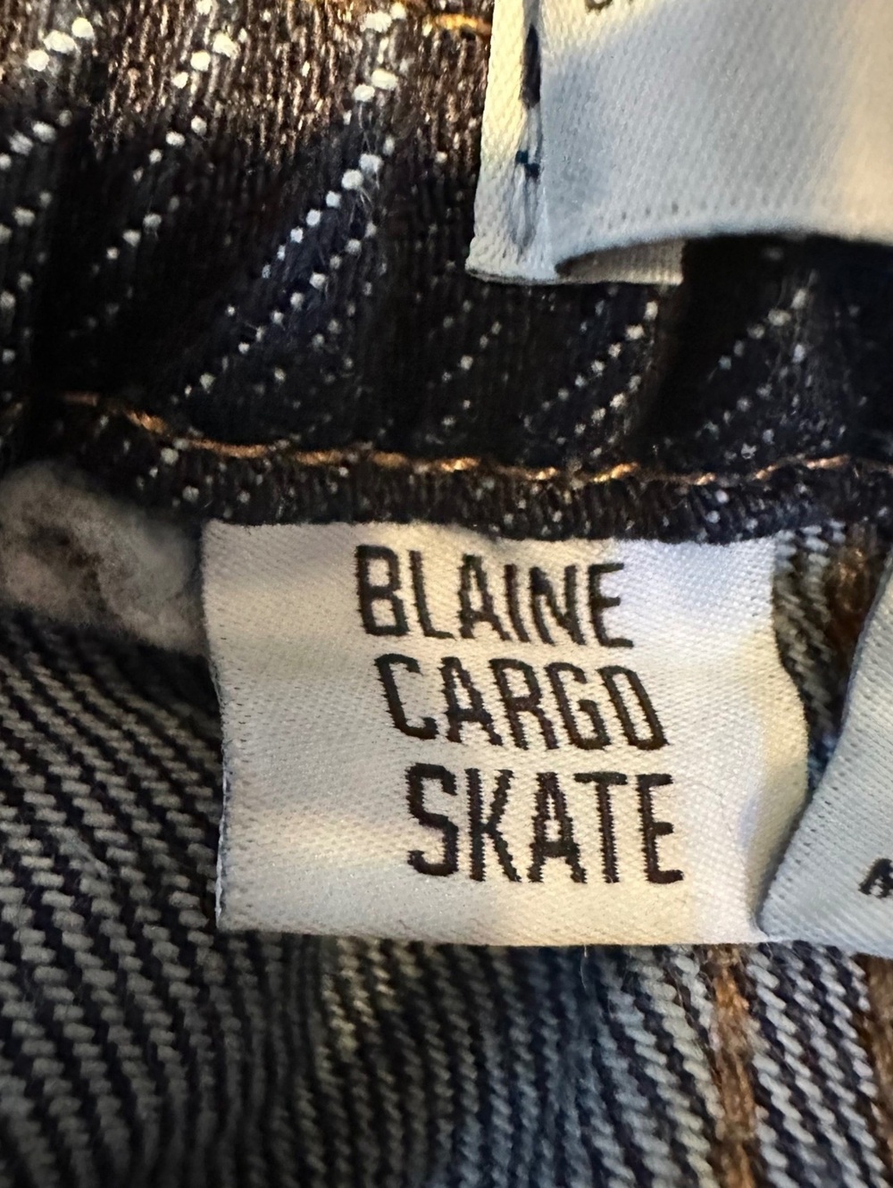 BDG Urban Outfitters W30/L32 Blaine Cargo Skate Jeans Baggy Y2K Dark Wash Womens - Picture 11 of 13